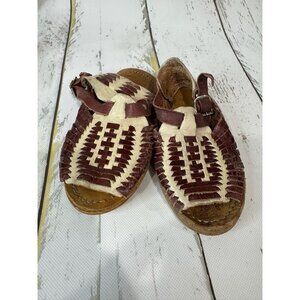 Huarache sandals made in mexico size 6